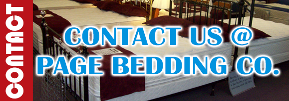 Contact us at Page Bedding Co.