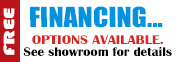 Financing options available.  See showroom for details.
